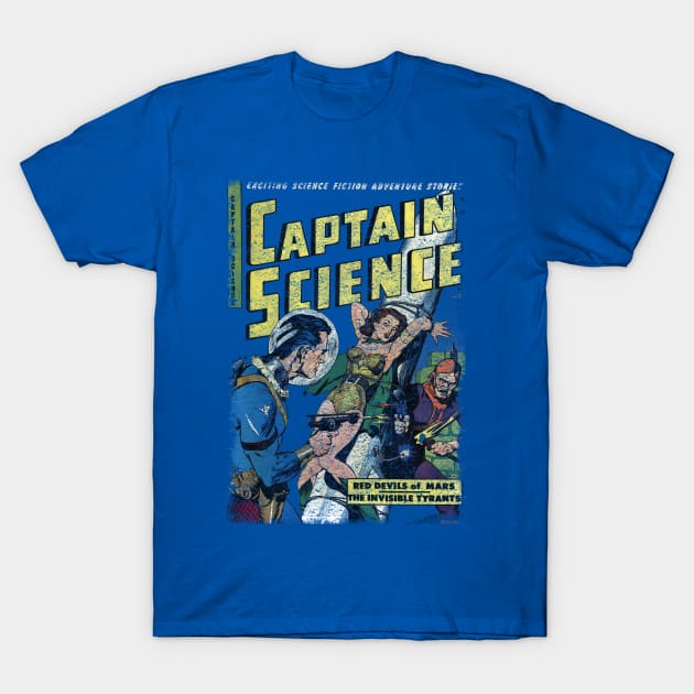 Captain Science T-Shirt by PeterMelnick